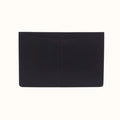 Vida Large Laptop Sleeve In Micro Pebbled Leather - Black