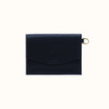 Vida Passport In Micro Pebbled Leather - Black- FOL