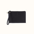 Vida Small Pouch In Micro Pebbled Leather - Black