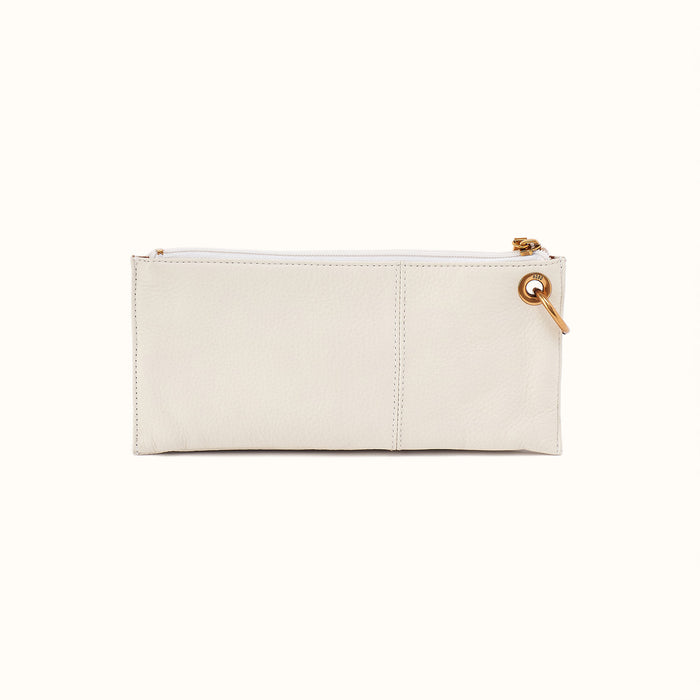 Vida Wristlet in Pebbled Leather - Coastal Cloud