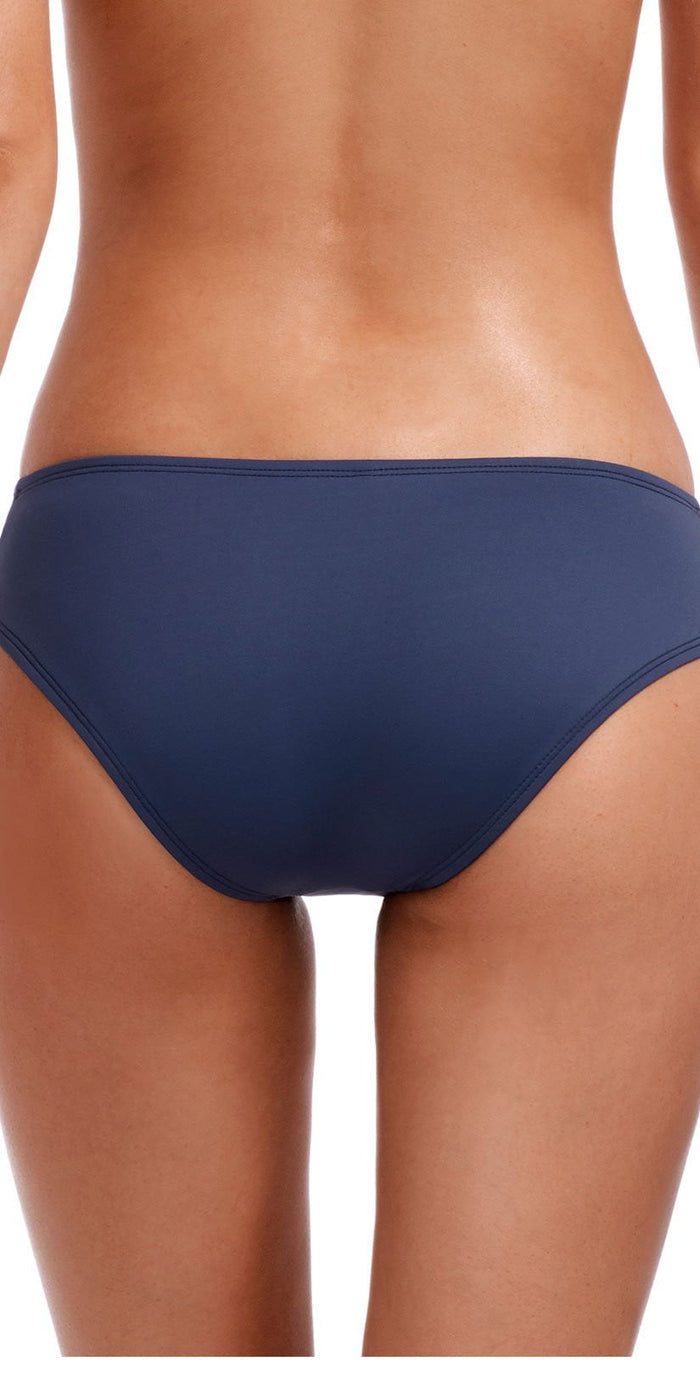 Vitamin A Deep Blue Eco Lux Luciana Full Coverage Bikini Bottom 167BF DBE: