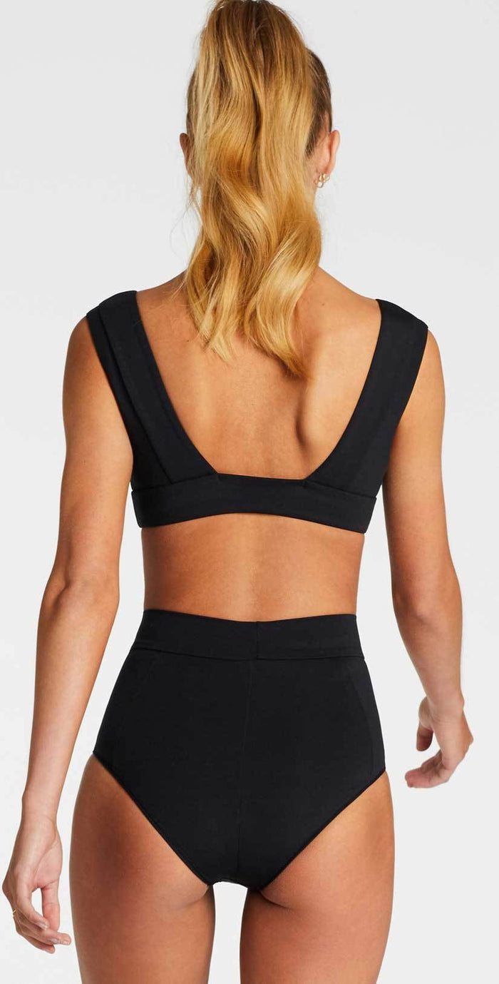 Vitamin A Elena Bikini Bottom in Black: