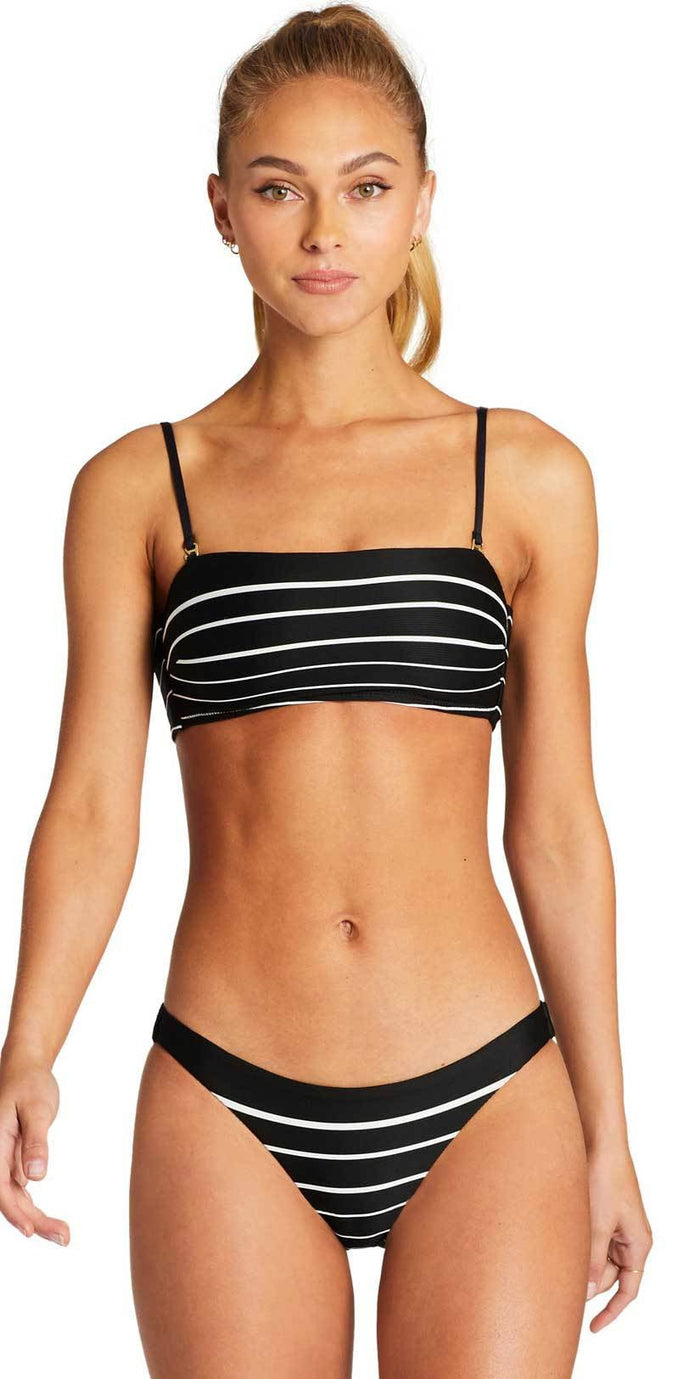 Vitamin A Luciana Full Coverage Bottom in Midnight Stripe: