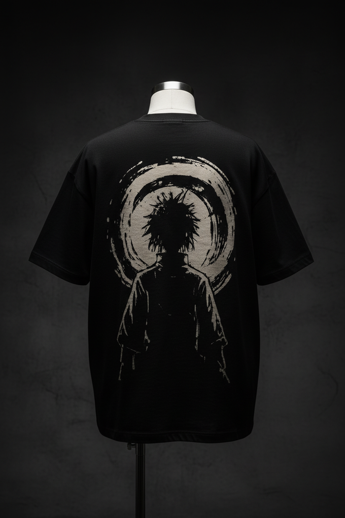 Void Tee Back — Anime-inspired circular art by Varidon
