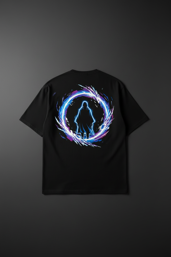 Void Tee Back — Anime-inspired circular art by Varidon