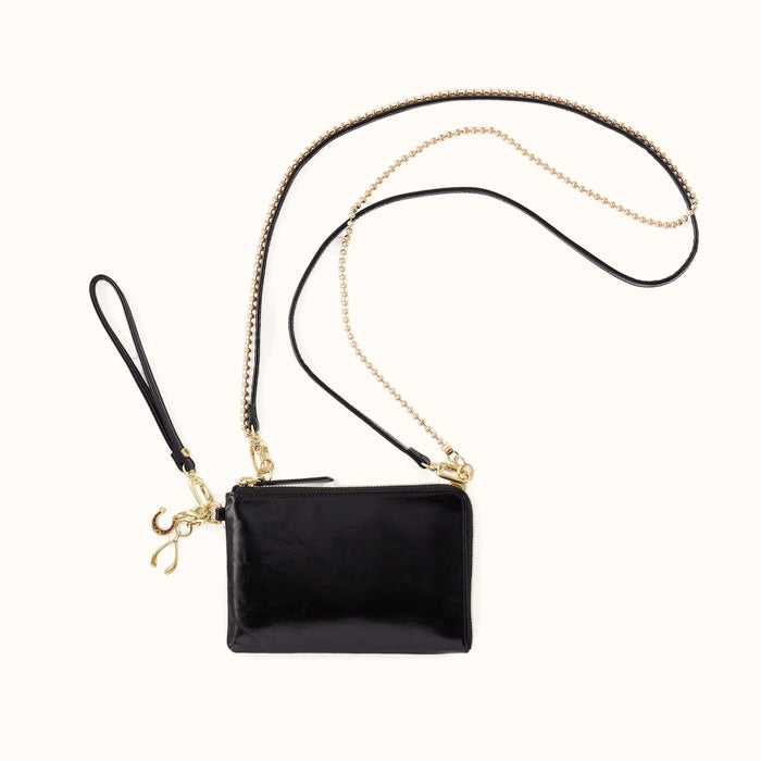 Wishes Gift Box in Polished Leather - Black