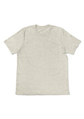 womens cream boyfriend cut t-shirt short sleeve prism airlume cotton front flat image