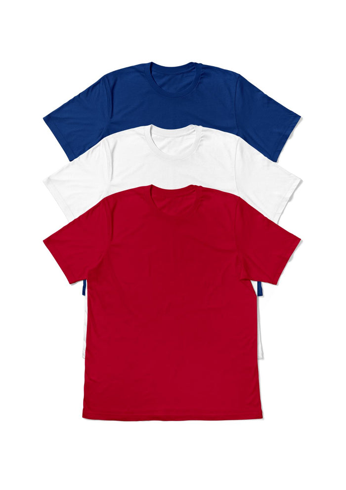 womens 3 pk tshirt bundle  Patriotic Boyfriend