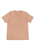 womens-peach-boyfriend cut t-shirt short sleeve crew neck airlume cotton flat front image