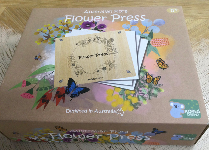 Wooden Flower Press.    Australiana  Australian Flora