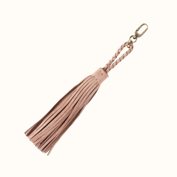 Ziggy Tassel Swag in Buffed Leather - Hazel- FOL